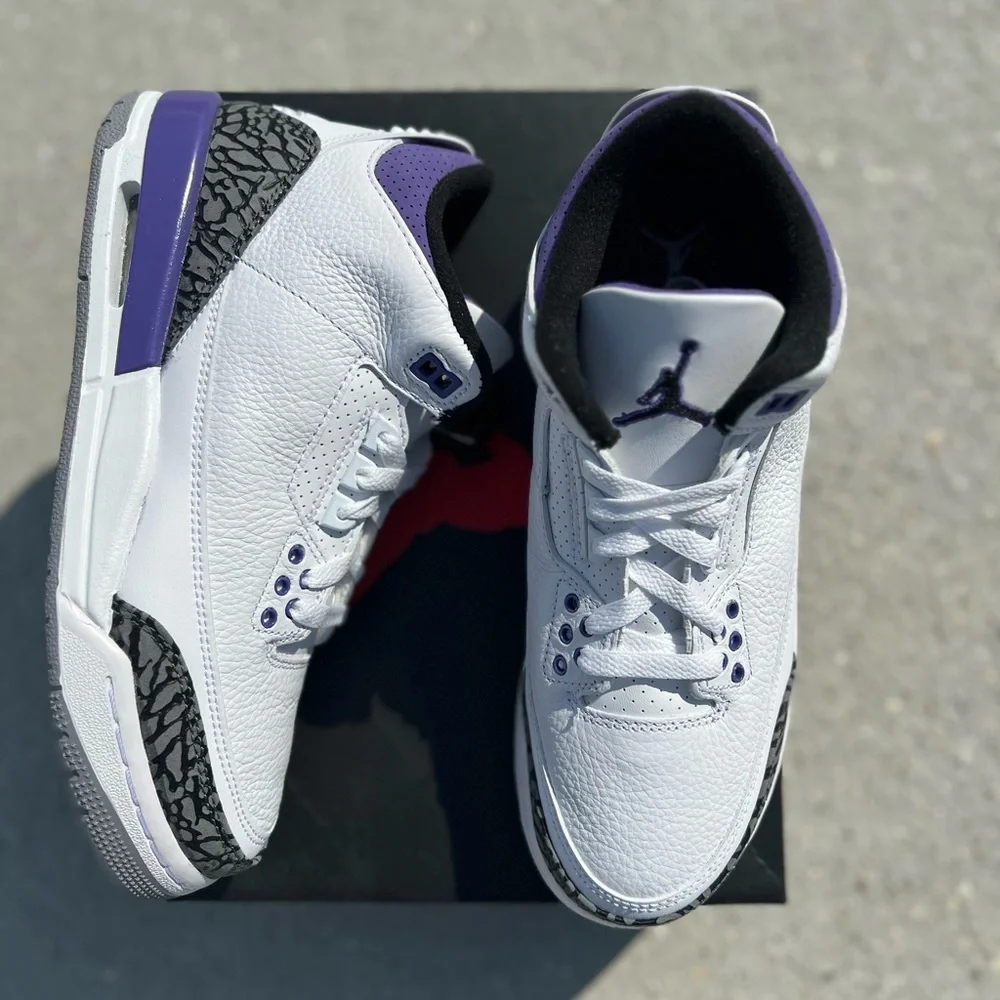 Air Jordan 3 Retro Dark Iris - Picture 2 of 5